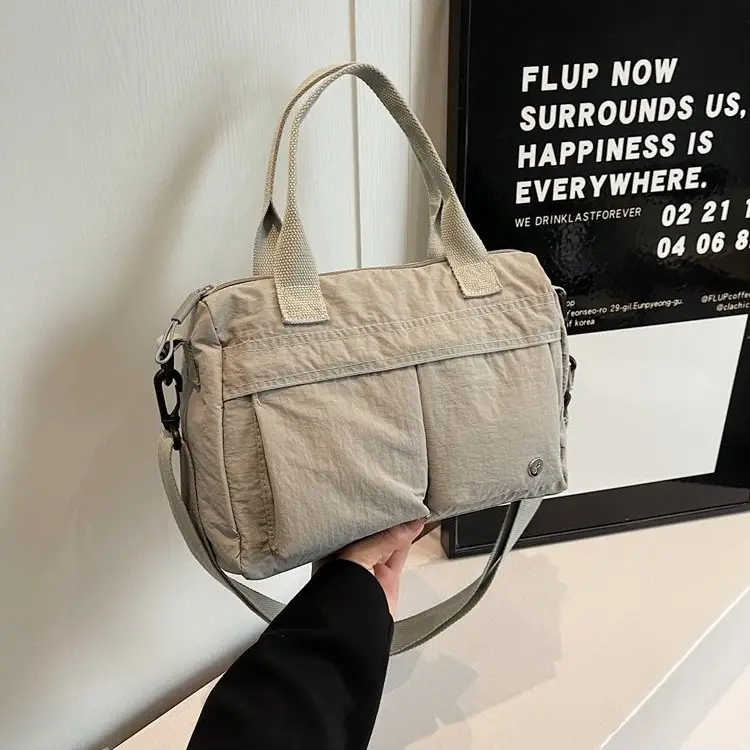 Japanese & Korean Style Lightweight Water-repellent Handbag - Image 13