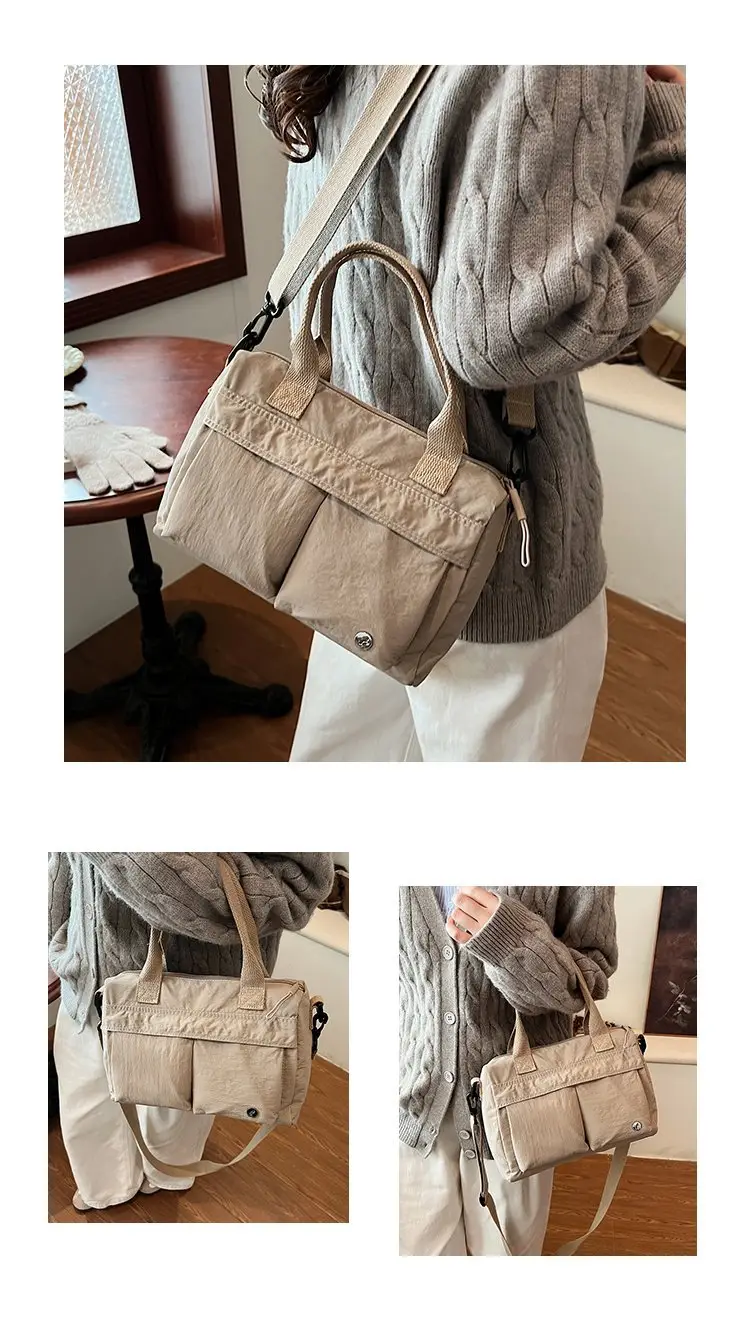 Japanese & Korean Style Lightweight Water-repellent Handbag — feature 11