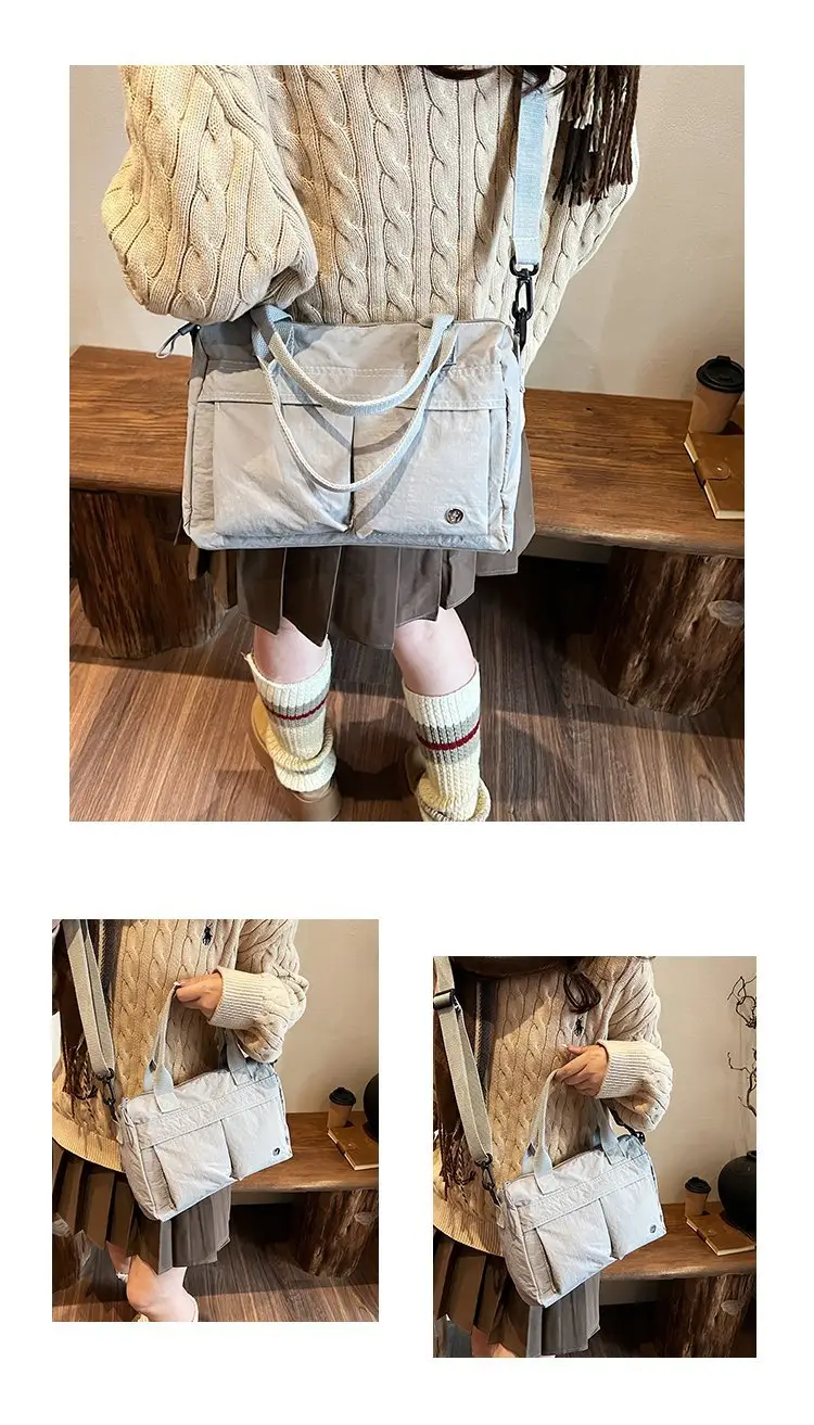Japanese & Korean Style Lightweight Water-repellent Handbag — feature 16