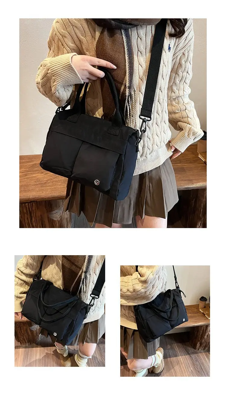 Japanese & Korean Style Lightweight Water-repellent Handbag — feature 17