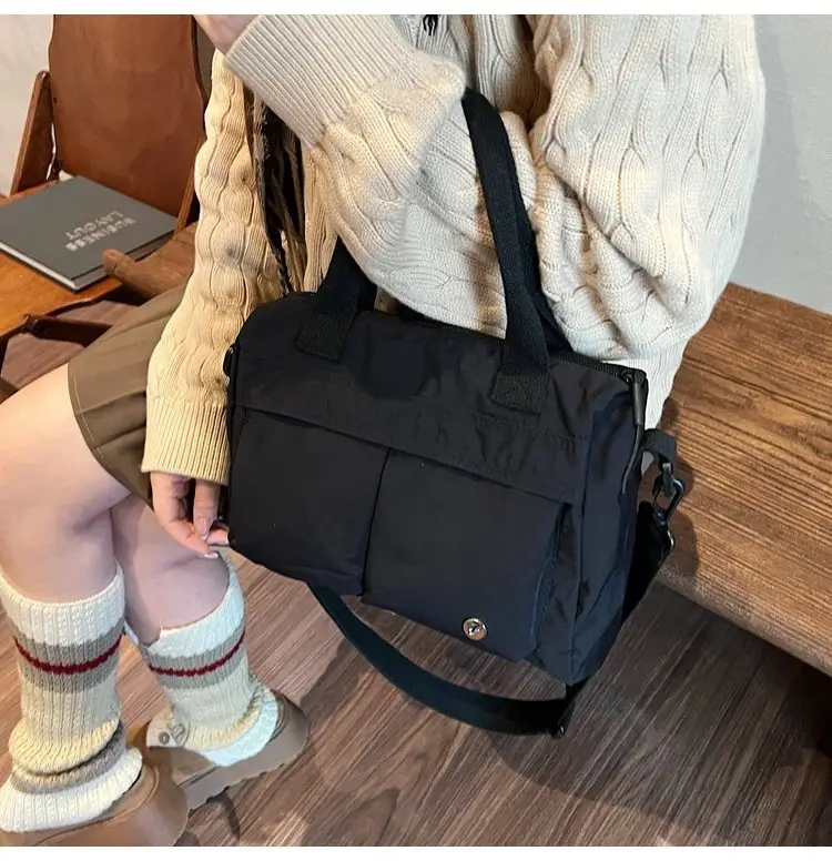 Japanese & Korean Style Lightweight Water-repellent Handbag — feature 50