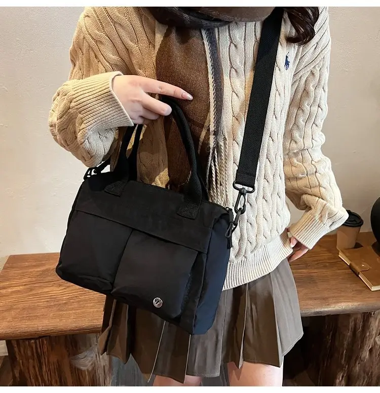 Japanese & Korean Style Lightweight Water-repellent Handbag — feature 53