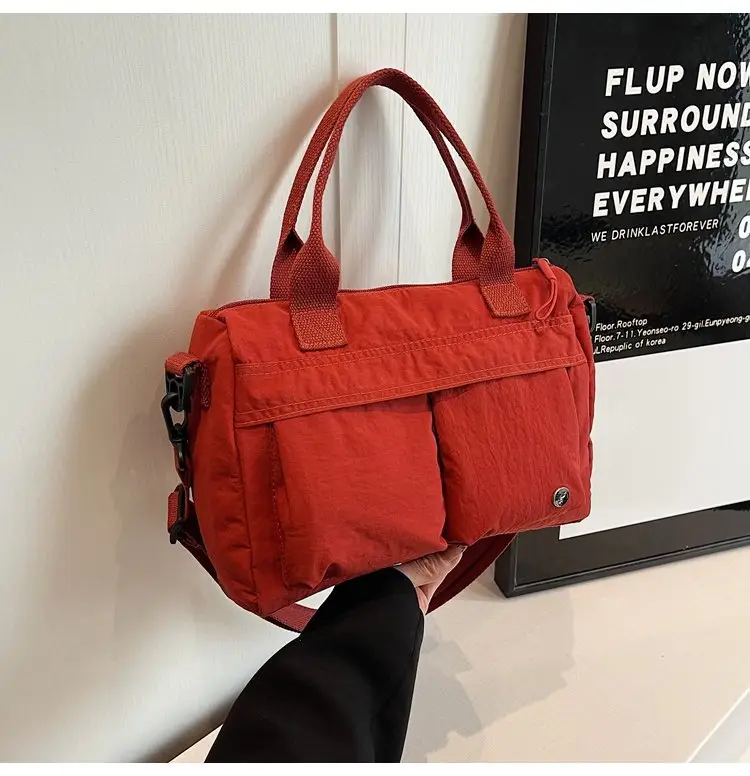 Japanese & Korean Style Lightweight Water-repellent Handbag — feature 69