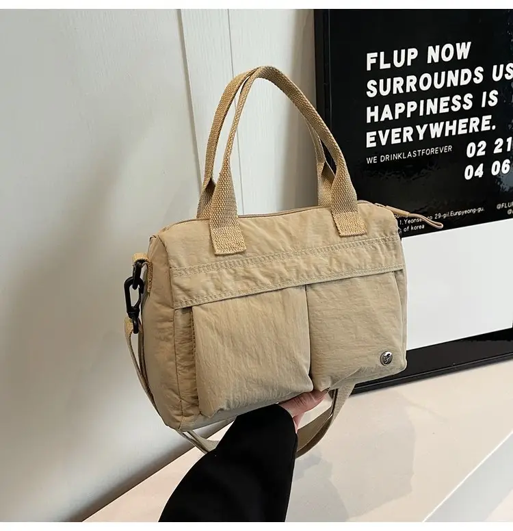 Japanese & Korean Style Lightweight Water-repellent Handbag — feature 70