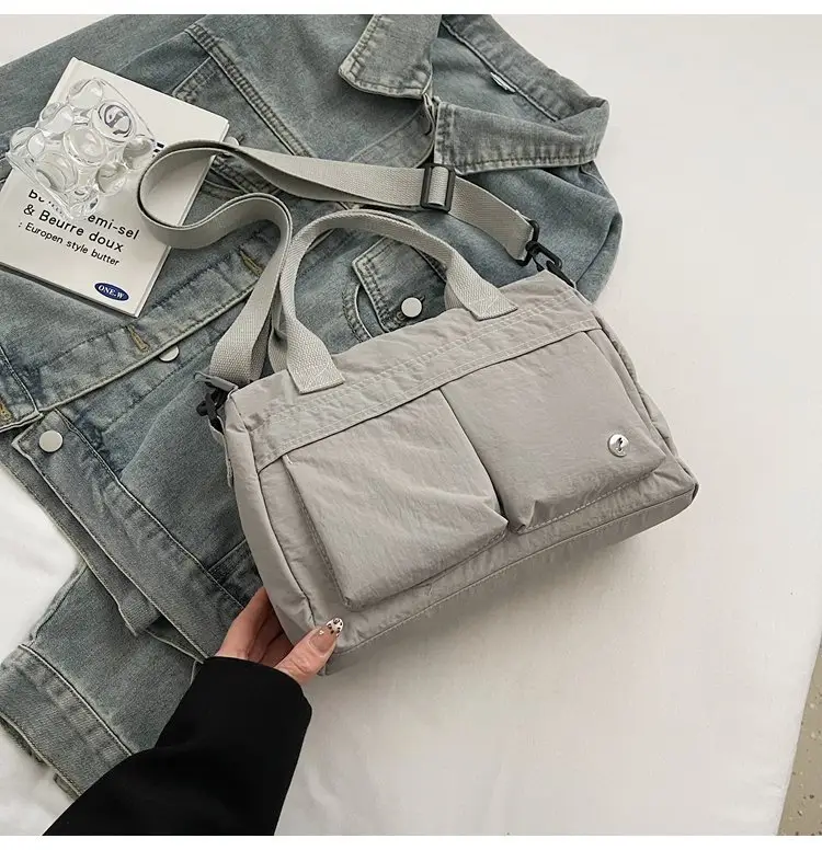 Japanese & Korean Style Lightweight Water-repellent Handbag — feature 77