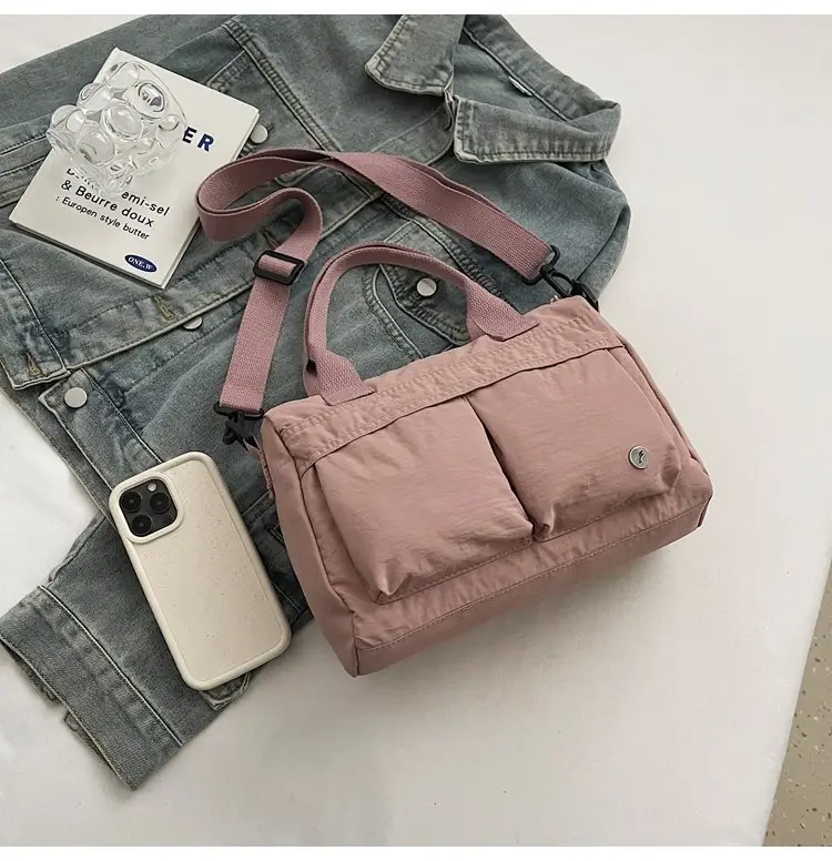Japanese & Korean Style Lightweight Water-repellent Handbag — feature 81