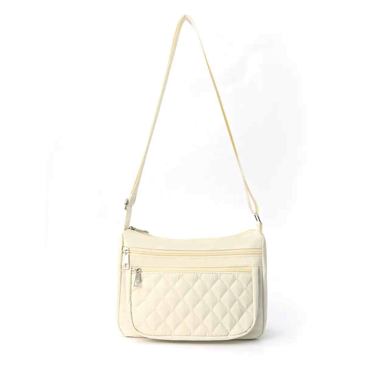 Feihong Black Diamond Embroidered Crossbody Bag - Image 2