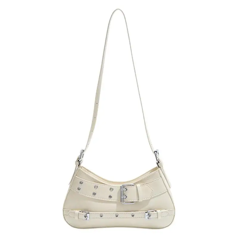 Retro Rivet Shoulder Bag Women Green 2025 - Image 10