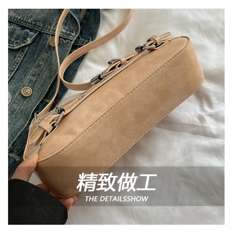 Retro Rivet Shoulder Bag Women Green 2025 — feature 13