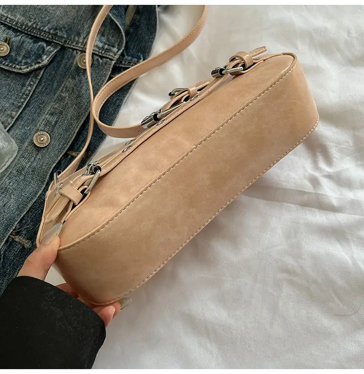 Retro Rivet Shoulder Bag Women Green 2025 — feature 28