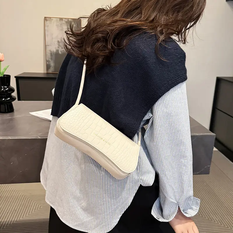 Pink Quilted Shoulder Crossbody Bag for Women - Image 7