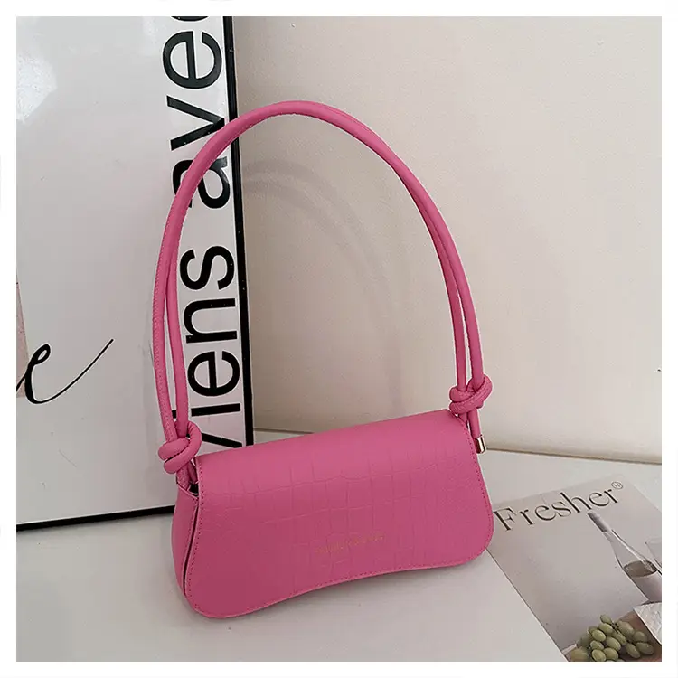 Pink Quilted Shoulder Crossbody Bag for Women — feature 38