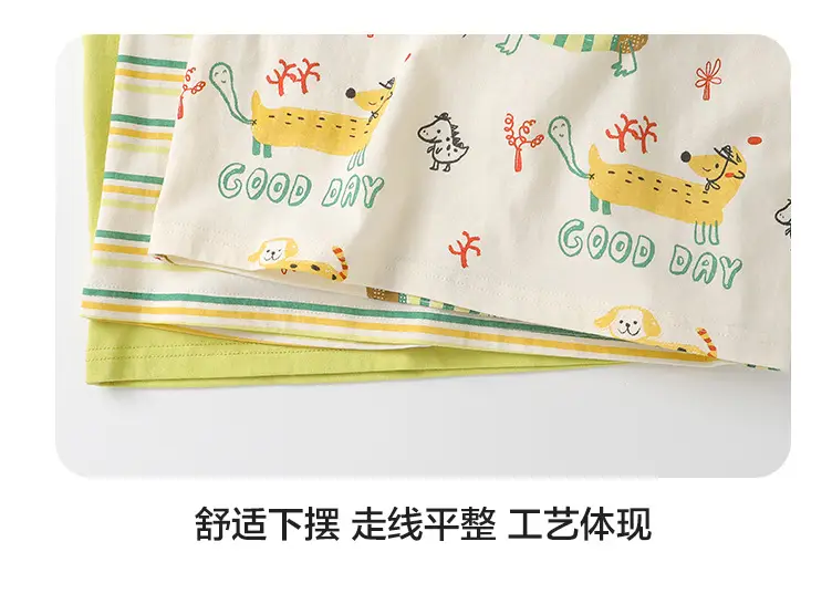 Boys Cotton T-Shirt Shorts Set Summer Kids — feature 18