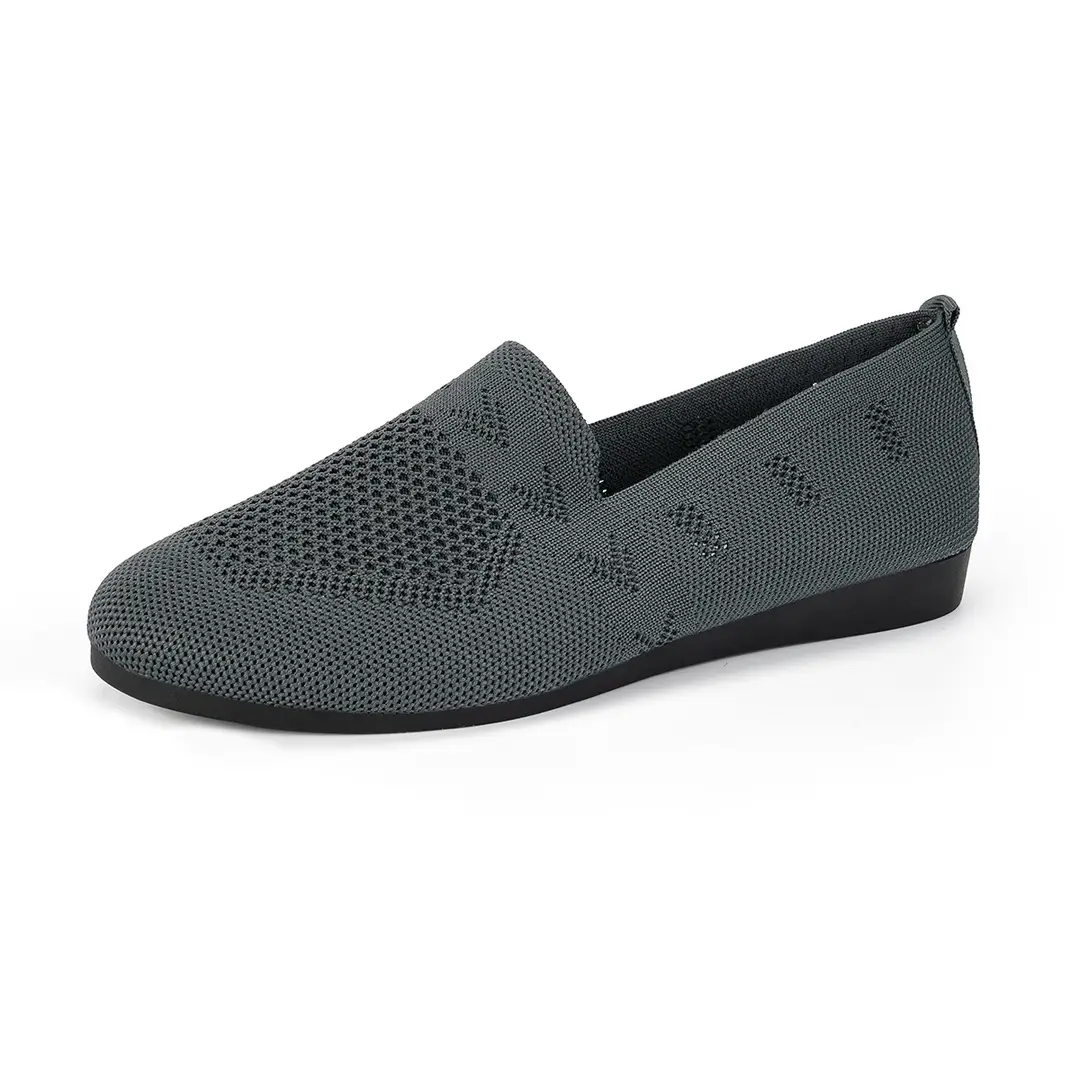 Large Size Women's Fashion Casual Summer New Style Comfortable Breathable Shallow Mouth Flat Casual Slip-On Shoes — feature 7