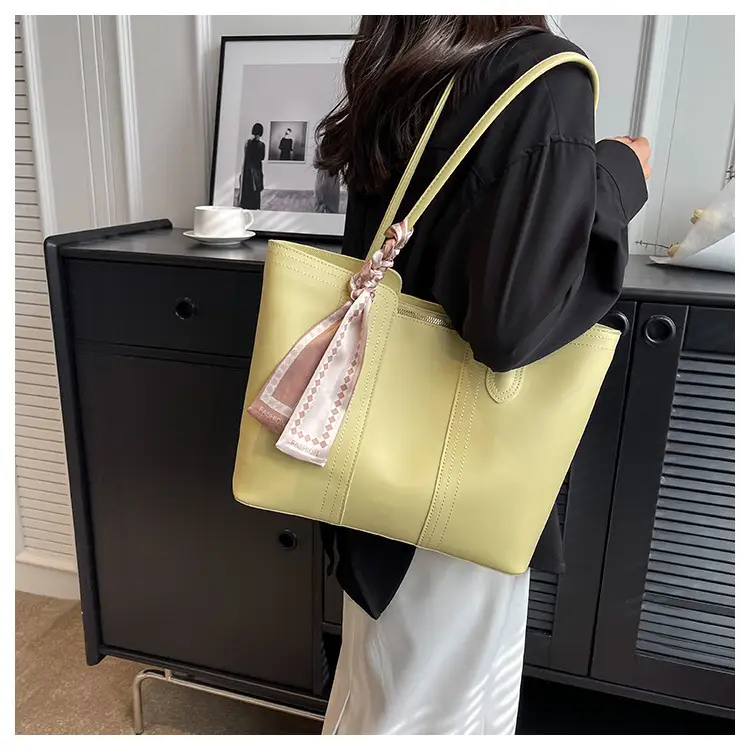 Women's Cream Crossbody Tote Bag with Bow Decor — feature 18