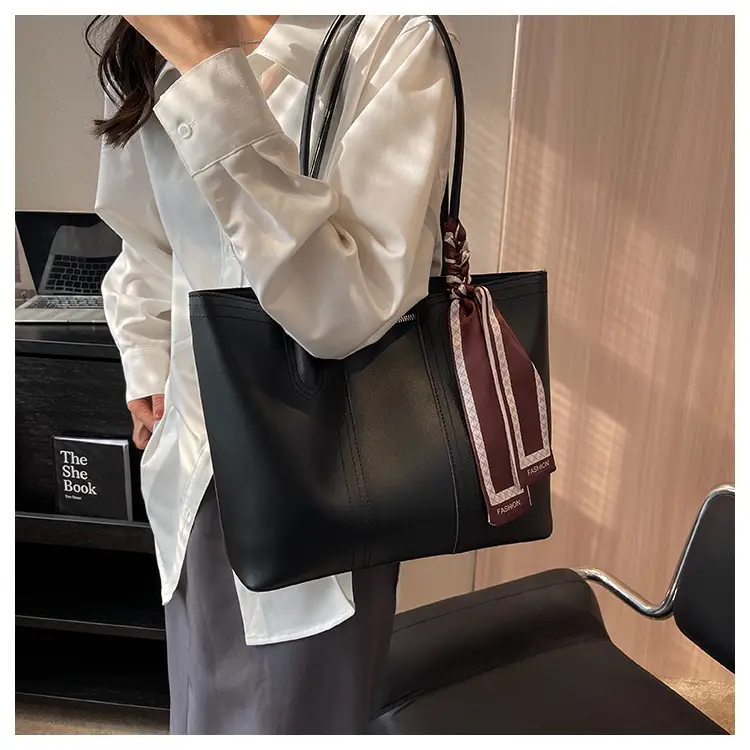 Women's Cream Crossbody Tote Bag with Bow Decor — feature 23