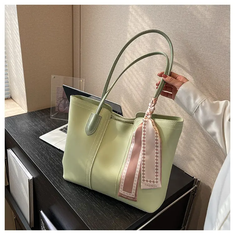 Women's Cream Crossbody Tote Bag with Bow Decor — feature 24