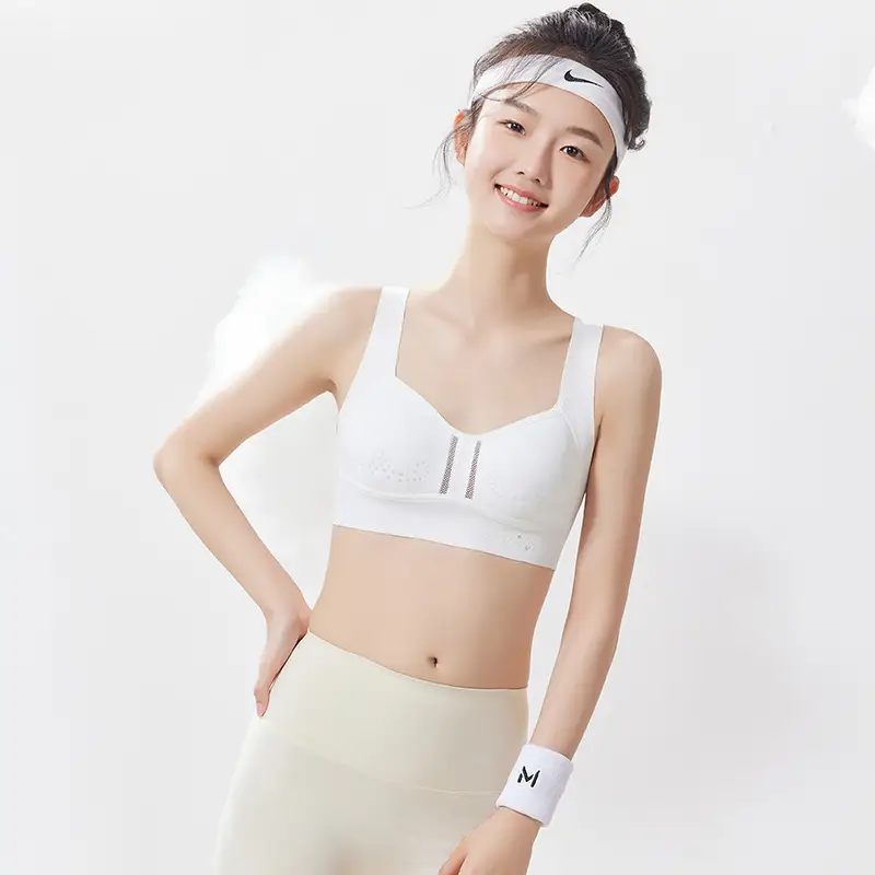 Liquid Foundation, Sports Bra for Middle and High School Students, Breathable Mesh Vest for Development Period, U-Back Seamless Bra for Girls