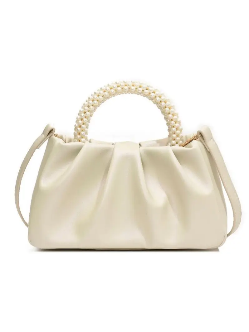 Pink Pearl Handle Shoulder Crossbody Bag - Image 10