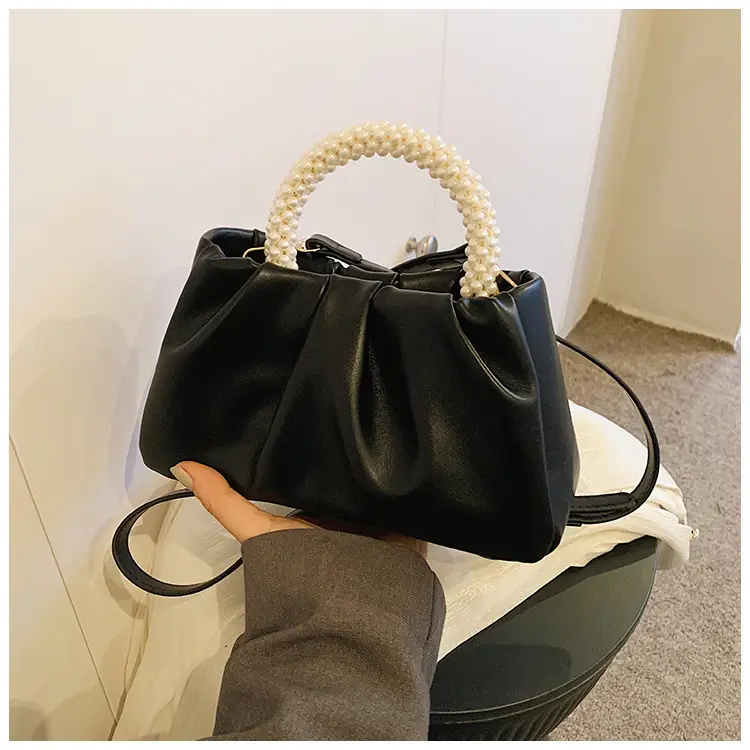 Pink Pearl Handle Shoulder Crossbody Bag — feature 10