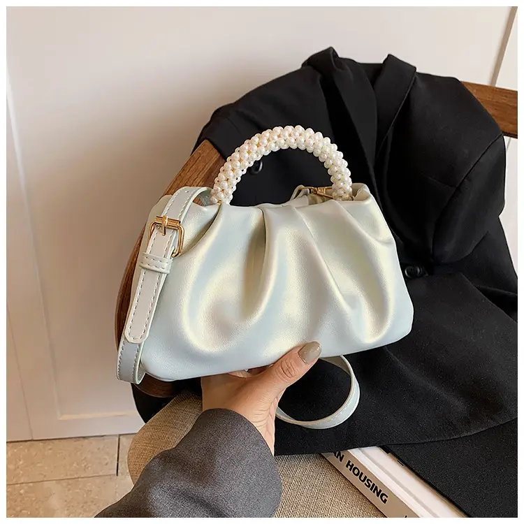 Pink Pearl Handle Shoulder Crossbody Bag — feature 15