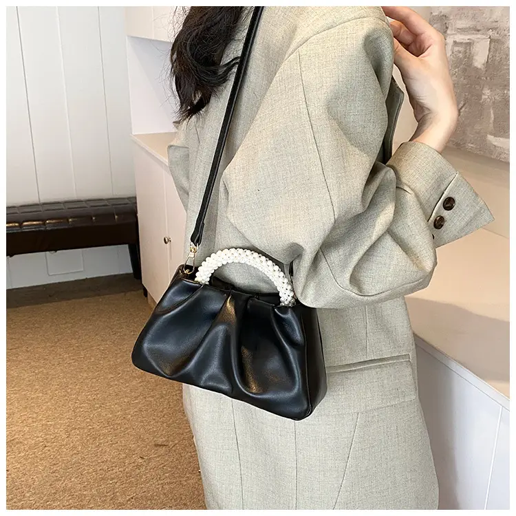 Pink Pearl Handle Shoulder Crossbody Bag — feature 21