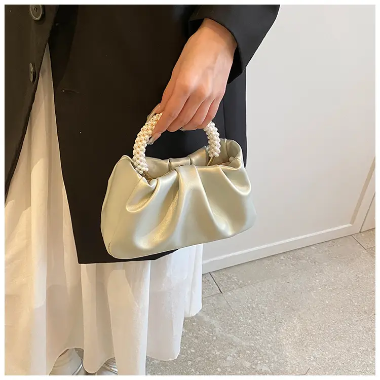 Pink Pearl Handle Shoulder Crossbody Bag — feature 28