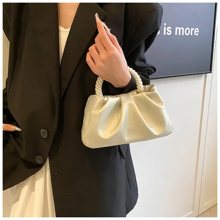Pink Pearl Handle Shoulder Crossbody Bag — feature 29