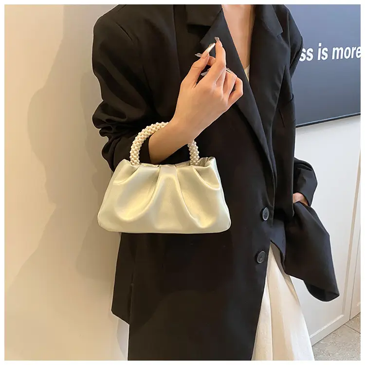 Pink Pearl Handle Shoulder Crossbody Bag — feature 30