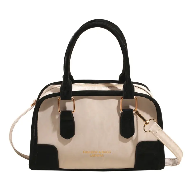 Spring & Summer Shoulder Bag with Plush Pom Pom - Image 15