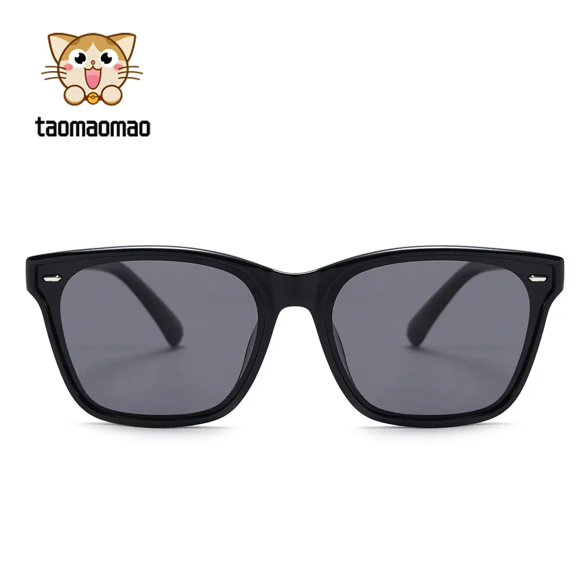 Men's Black Polarized Wind Sunshade Sunglasses - Image 8