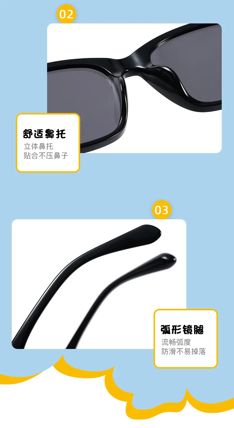 Men's Black Polarized Wind Sunshade Sunglasses — feature 12