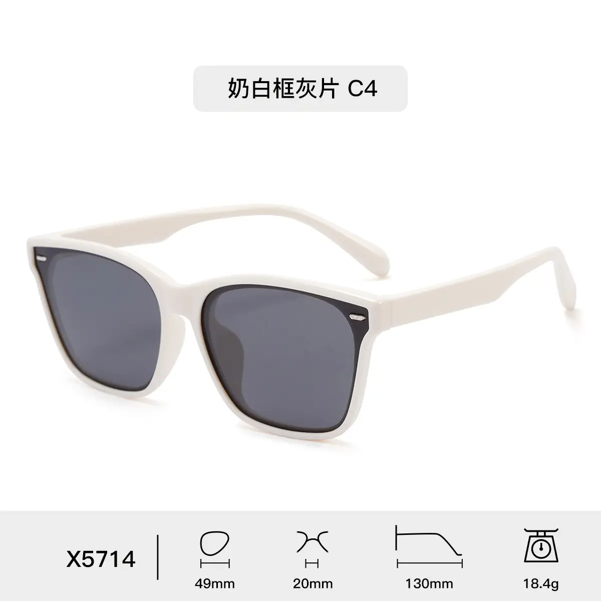 Men's Black Polarized Wind Sunshade Sunglasses - Image 4