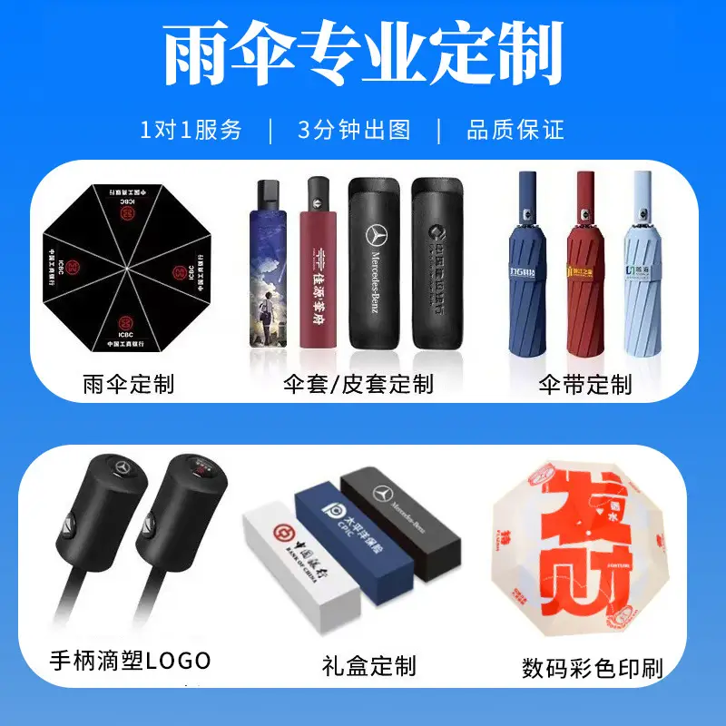 10K Reverse Collation Safety Umbrella with Mechanical Handle — feature 1