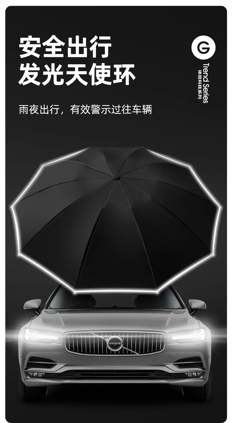 10K Reverse Collation Safety Umbrella with Mechanical Handle — feature 12