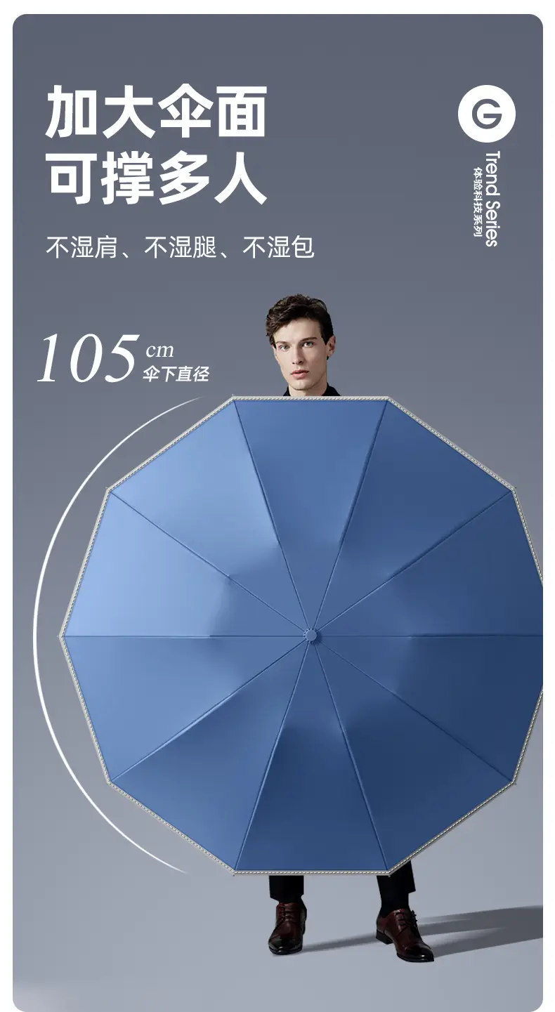 10K Reverse Collation Safety Umbrella with Mechanical Handle — feature 14