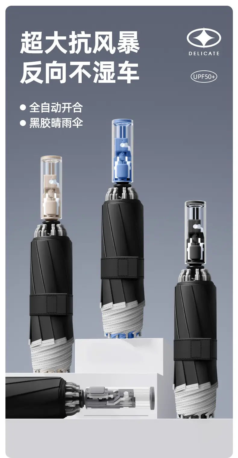 10K Reverse Collation Safety Umbrella with Mechanical Handle — feature 2