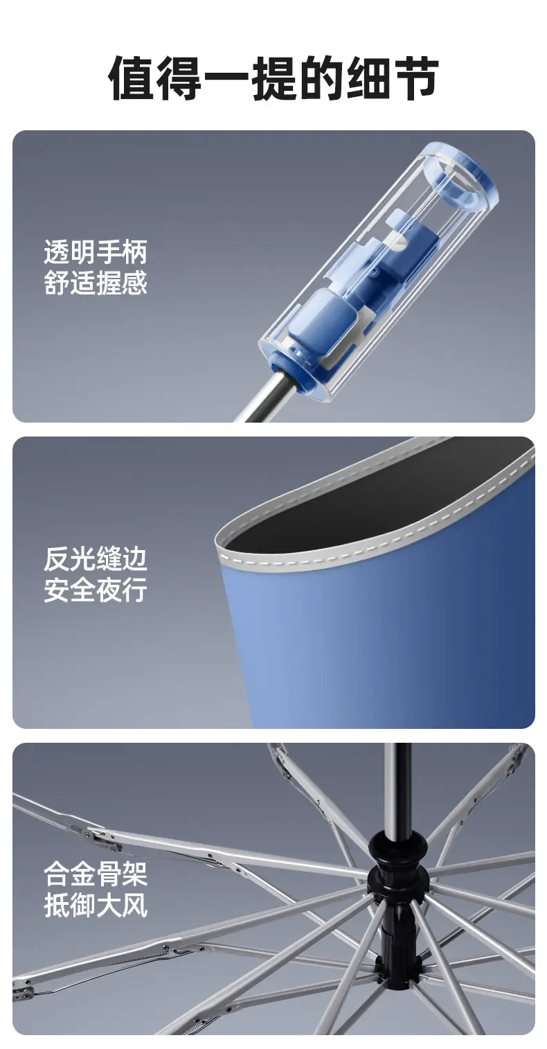 10K Reverse Collation Safety Umbrella with Mechanical Handle — feature 20