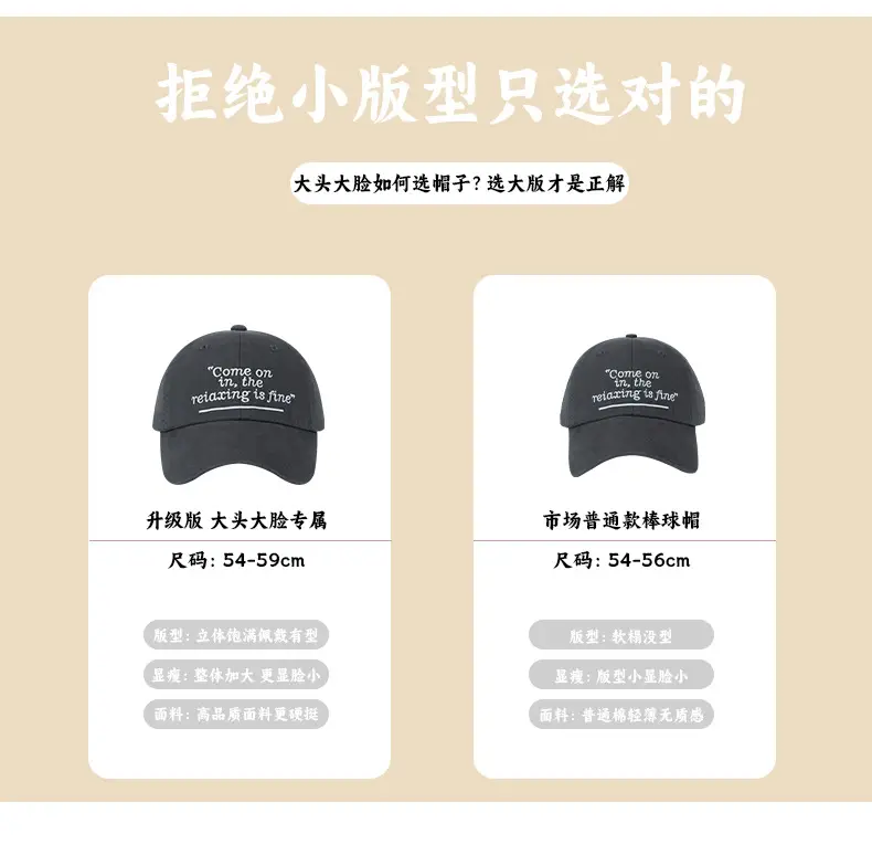 2025 New Embroidered Baseball Cap White Small Men Women — feature 11