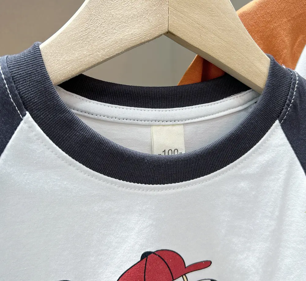 2025 Boys Cartoon T-Shirt Shorts Set Grey Black — feature 5