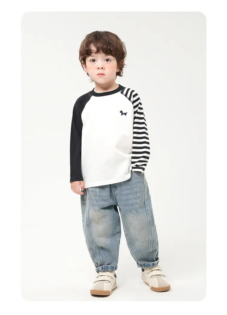Boys Pure Cotton Long Sleeve T-Shirt Spring 2026 — feature 19