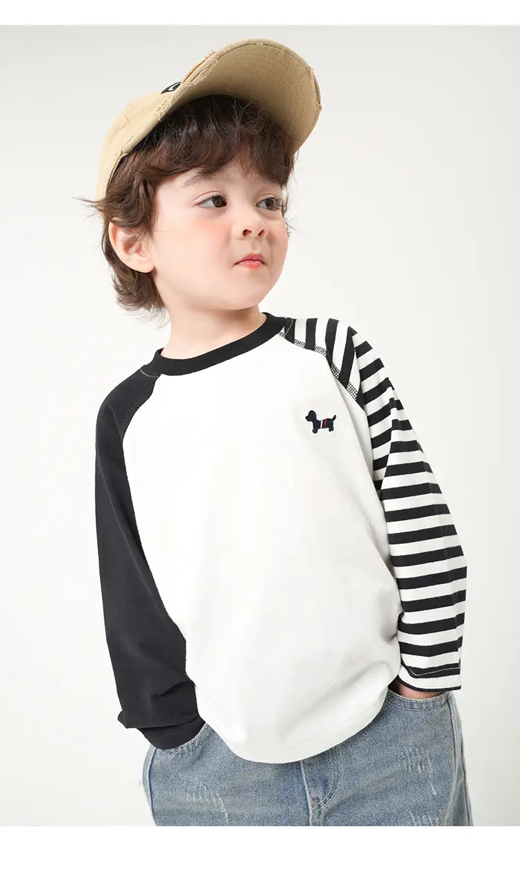 Boys Pure Cotton Long Sleeve T-Shirt Spring 2026 — feature 3