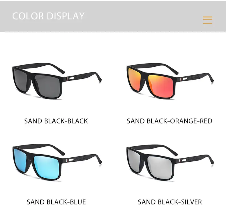 Men Women Polarized Sunglasses Black Grey Film Driving Fishing — feature 10