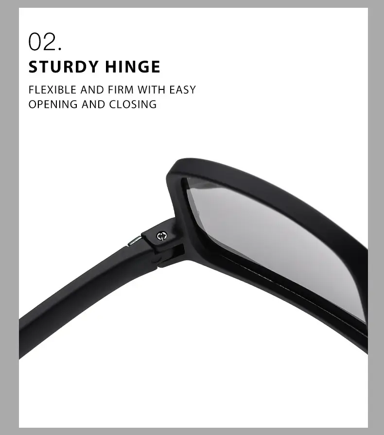 Men Women Polarized Sunglasses Black Grey Film Driving Fishing — feature 16
