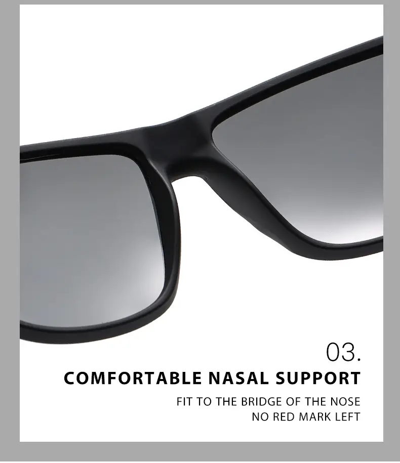 Men Women Polarized Sunglasses Black Grey Film Driving Fishing — feature 17