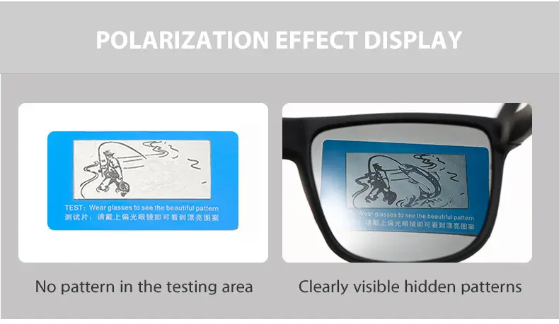 Men Women Polarized Sunglasses Black Grey Film Driving Fishing — feature 7