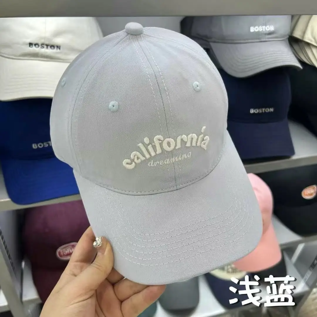 California Letter Embroidered Beige Baseball Cap — feature 5