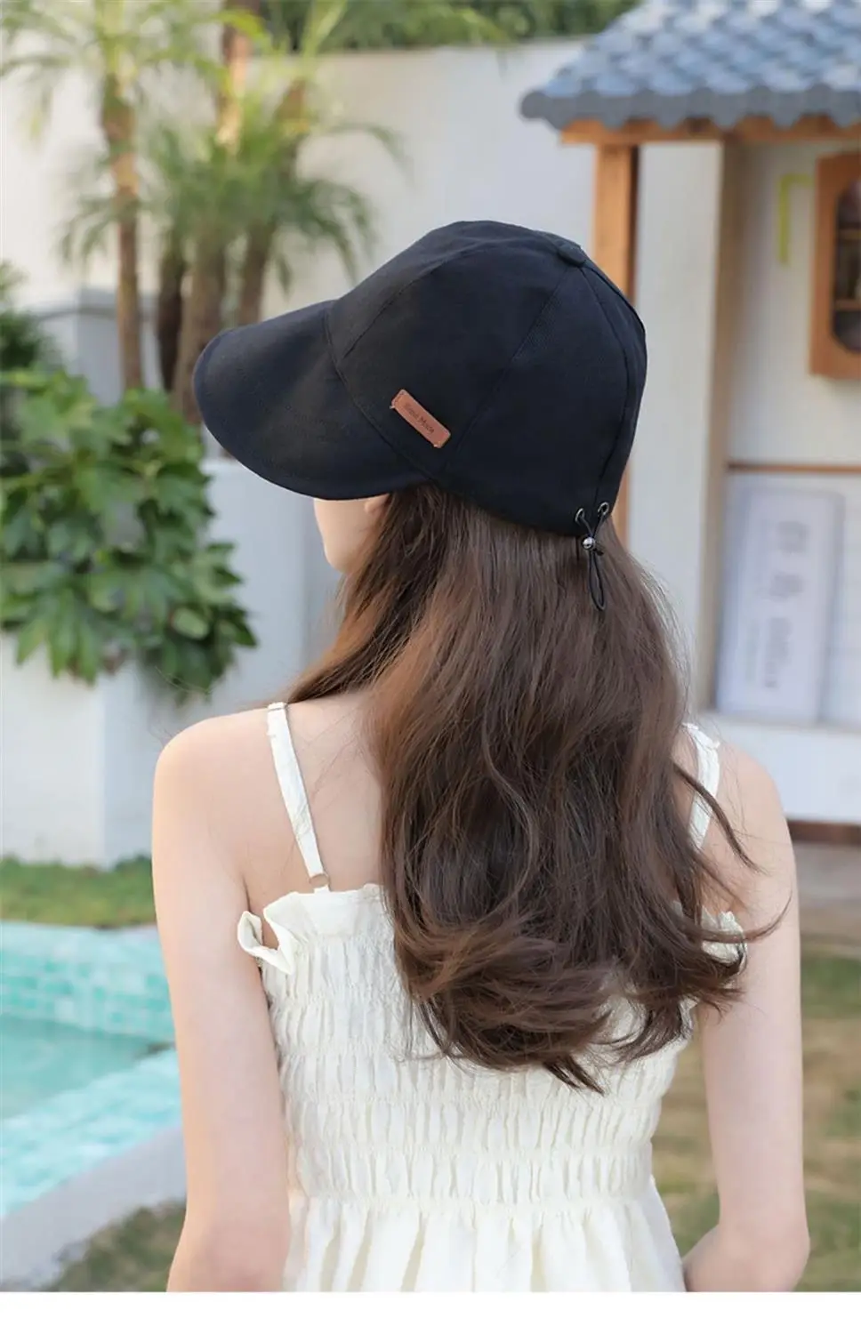 Women Duck Tongue Fisherman Hat Anti-UV Big Brim — feature 11