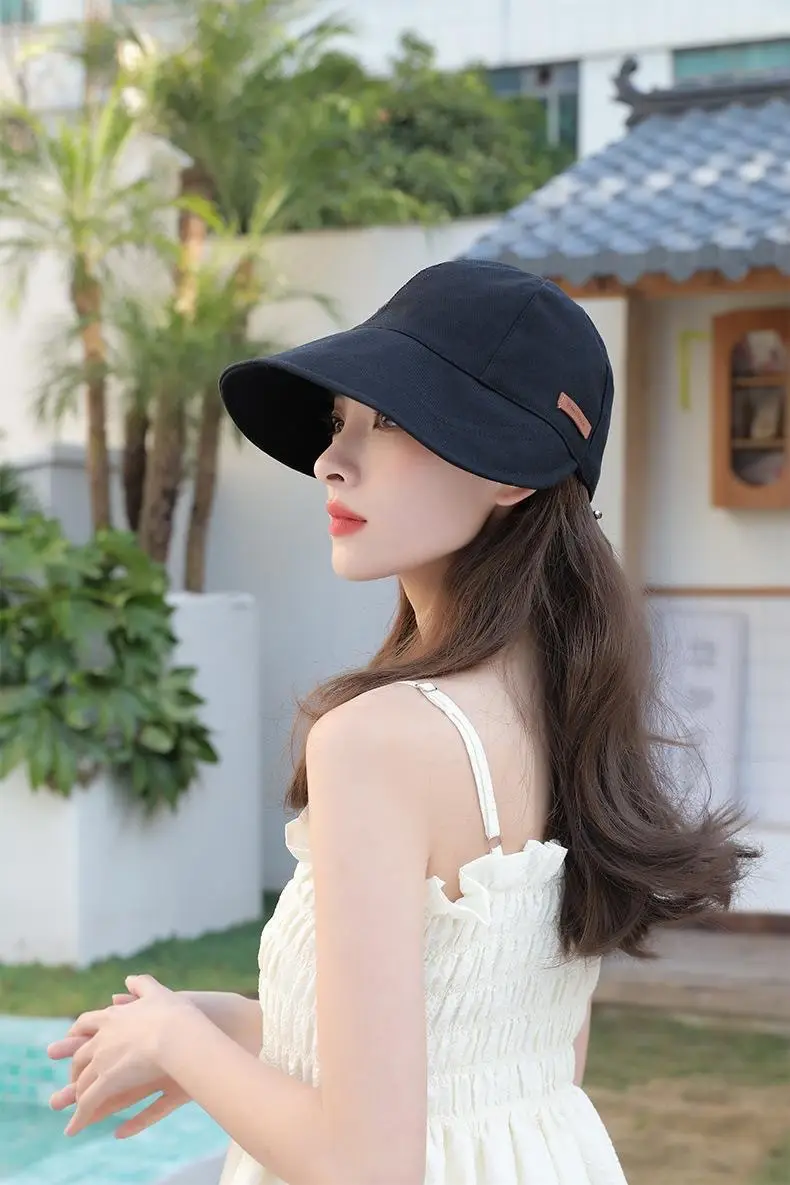 Women Duck Tongue Fisherman Hat Anti-UV Big Brim — feature 9