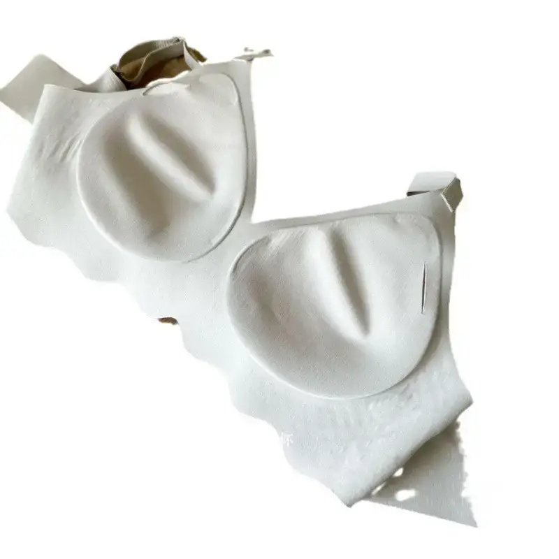 Traceless Semi-Fixed Cup Push-Up Bra White - Image 6